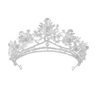 Vaguelly Baroque Queen Crown Tiara for Women Crystal Headband for Bridesmaids Wedding Parties Halloween Costumes and Cosplay Events Sparkling Hair Accessories