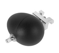 Vaguelly Bass Drum Pedal Beater Mute Pad Easy Installation Drum Accessory for Single Double Bass Pedals Enhanced Sound Flexible Design Black