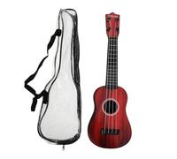 Vaguelly Beginner Ukulele Toy Simulated Guitar Plaything Educational Music Instrument for Boys and Girls Practice