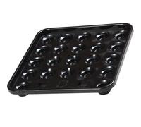 Vaguelly Billiard Ball Storage Tray for Pool Balls, Black Plastic Table