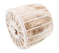 Vaguelly Bird Nesting Materials Cotton and Jute with Basket Slot: Creative Bedding Supplies for Yellow Birds and Finches in Garden or Cage