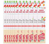 Vaguelly Birthday Card Assortment Fresh Minimalist Style with Writable Back and DIY Fun 150pcs with Envelopes Paper Material for Celebration and Birthday Occasions and Husband