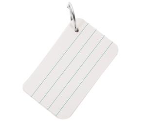 Vaguelly Blank Flash Cards for Learning and Studying, Smooth Paper Material with Creative Design, Easy to Write on Mini Index Cards for Office and School Use