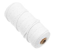 Vaguelly Bleached Cotton Binding Rope for DIY Crafts and Kitchen Use Multi-function Food-safe Twine for Cooking Trussing Gardening and Decorative Hand Weaving Projects