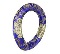 Vaguelly Blue Silk Sound Bowl Pad for Singing Bowls Cotton Cushion Crystal Meditation Mat Decorative Yoga Chakra Accessory