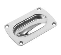 Vaguelly Boat Handle: Marine Stainless Steel Recessed Hatch Pull Handle - Boat Accessories for Yacht Floors Drawers and Deck Drawer