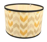Vaguelly Bohemian Bamboo Printing Lampshade Light Cover with Arrow Pattern Decorative Lamp Shade for Living Bedroom Dining Soft Light Diffuser for Eye Protection and Warm Ambiance