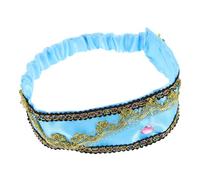 Vaguelly Boy Girl's Headdress Princess Blue Headband Boy Girl Girl Halloween Dress up Accessory for Jasmine Costume Party