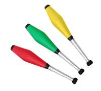 Vaguelly Boys and Girls Juggling Clubs Child 3pcs Juggling Sticks Set Performance Props Funny Toys for Boys and Girls Strong Safe Construction Random