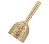 Vaguelly Brass Hand Bell with Metal Handle, 3.94 Inch Loud Ringing Bell for Classroom and Home Use, Sound Quality with Crisp and Loud Tones, for Teachers and Adults