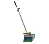 Vaguelly Broom and Dustpan Set for Home Office Cleaning Vertical Standing Broom Supple Bristles for Indoor Sweeping and Easy Hair Removal