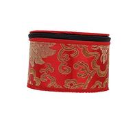 Vaguelly Buddhist Sound Bowl Set Singing Bowls Case Full Moon Pouch Buddha Cover Meditations Gong Bell Bag Random Color