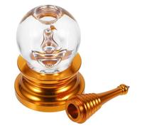 Vaguelly Buddhist Tower Decor Alloy Crystal Bodhi Offering Ornament for Zen Home and Office Blessing Statue for Relaxing Atmosphere and Housewarming present