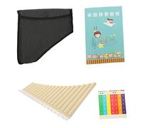 Vaguelly C Key Pan Flute for Beginners Portable Instrument Easy to Play Panpipes for School Music Class Use