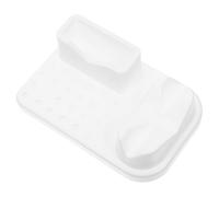 Vaguelly Capacity Nail Drill Bit Organizer with Stable Base Plastic Storage Stand for Salon Nail Techs Lightweight Portable Grinding Bit Holder and Mobile Services