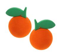 Vaguelly Car Antenna Decoration 2pcs EVA Durable Spherical Balls Orange Sturdy and Scratch-Resistant for Various Automotive Antenna Masts