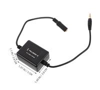 Vaguelly Car Audio Filter Aux Noise Canceller for Stereo Systems Heavy-duty Ground Loop Isolator with Play Setup Enhances Sound Clarity and Reduces Buzzing for High-fidelity Audio Long