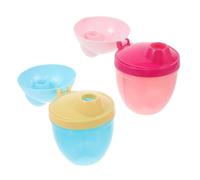 Vaguelly Cartoon Milk Powder Dispenser for Babies Portable 3-Tier Milk Powder Storage Container Rotating Design for Easy Access for Travel and Outdoor Use