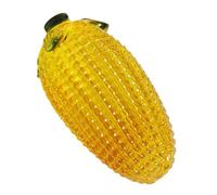 Vaguelly Chic Vegetable Corn Model Elegant Glass Desk Decoration Versatile Corn Adorn for Home Office for Fruit Platter Keepsake Fine Craftsmanship Practical Use