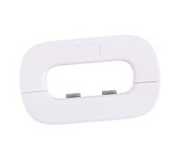 Vaguelly Childproof Fridge Door Lock, Anti-Pinch Safety Latch for Refrigerator and Freezer, White Plastic, No-Drill Tool-Free Installation, Removable Lock for Toddlers