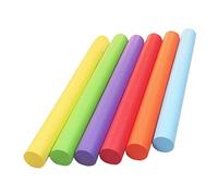 Vaguelly Children's Relay Baton Set 6pcs Soft Foam Anti-skid Athletics Sticks for Track and Field Training Boys and Girls Sports Equipment with Random Colors