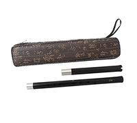 Vaguelly Chinese Flute Two-section Vertical Blowing Dizi for Beginners Easy to Play Portable Smooth Tone for Learning Anywhere