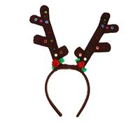 Vaguelly Christmas Reindeer Antlers Headband for Adults Festive Hair Accessory for Xmas Parties Chic Durable Design Holiday Comfortable Fit