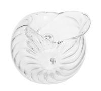 Vaguelly Conch Features Ergonomic Easy Design with Glass Cup Wine to Clean Creative and Artistic Shell Shape Cocktail Glass for Seaside Parties and Gatherings