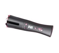 Vaguelly Cordless Auto Hair Curler Device with Temperature Rechargeable Wireless Curling Iron for Effortless Styling Digital LCD Screen Travel-Friendly Compact Anti-frizz Protection