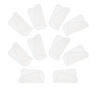 Vaguelly Cotton Handkerchief Double-Layer Cotton Towel for Infants Soft Organic Material Does Not Shrink Or Fade for Feeding Time and Bathing 10Pcs