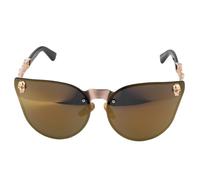 Vaguelly Creative Fashion-forward Eyewear Lightweight Metal Sunglasses with Skull Design and for Travel and Beach, Suitable for Most Face Sizes and Shapes