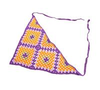 Vaguelly Crochet Hair Bandana Headband for Women Soft Knit Turban Head Wrap with Bright Colors and Stylish Patterns Comfortable Wide Hairband for Yoga Outdoor Activities Daily Casual Wear