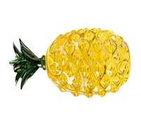 Vaguelly Crystal Pineapple Ornament Tabletop Pineapple Figurine for Home Decor Stable Structure Creative Design for Parties and Refreshing Indoor Spaces