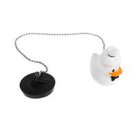 Vaguelly Cute Duckling Sink Plug Bath and Bathroom Stopper for Boys and Girls Easy Install Vinyl