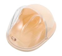 Vaguelly Cute Makeup Sponge Organizer with Lid Portable Beauty Sponge Storage Box for Vanity and Bedroom Sturdy Makeup Puff Holder for Travel and Home Use