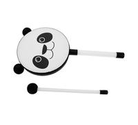 Vaguelly Cute Panda Pattern Hand Drum and Girls Musical Instrument for Party Games