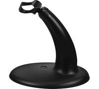 Vaguelly Desktop Barcode Scanner Holder: with Stable Base Flexible Angle Adjustment for Office Supermarkets Libraries and Mobile Workspace Black