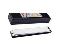 Vaguelly Diatonic Harmonica for Boy Girl c Key Quality Steel Resin Easy Learning for Beginners Random Color