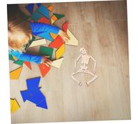 Vaguelly DIY Human Skeleton Model Kit Educational Science Assembling with Complete Materials for Interactive Skeletal System Learning and Problem-solving Skills Development