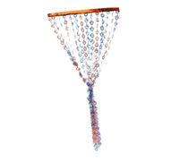 Vaguelly Dog Paw Tinsel Fringe Curtain Reusable Pet Birthday Decoration Backdrop for Memorable Dog Themed Parties for Photos and Easy Setup