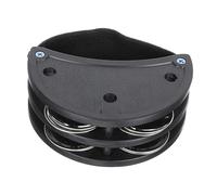 Vaguelly Double Row Foot Tambourine with Jingle Bells and Metal Percussion Instrument for Adults Adjustable Widened Band Foot Shaker for Musical Play and Education