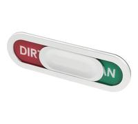 Vaguelly Double-side Dishwasher Magnet Sign Dirty Clean Dishwasher Magnet Abs Acrylic Sturdy Sleek Modern Design Save Your Efforts Use for Hotels and Other Occasions