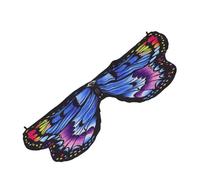 Vaguelly Double-sided Halloween Butterfly Wings Cape for Colorful Printed Monarch Design with Reinforced Edges and Sturdy Stitching Easy to Wear Fairy Costume Accessory for Boys and