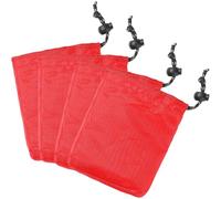 Vaguelly Drawstring Bags Storage Pouches 4pcs Outdoor Lightweight Polyester with Easy Storage and Keeps Items Clean with Bright Colours for Family Travel and Home Use