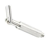 Vaguelly Drum Key Tuner Silver Metal Drum Wrench Tool for Percussion Instruments Essential for Beginners and Practice