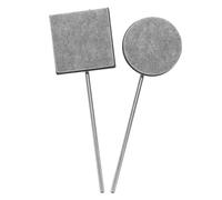 Vaguelly Drum Pedal Beater Replacement Felt Flat Bottom for Bass Drum Pedal Percussion Instrument Parts