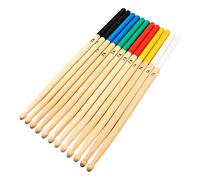 Vaguelly Drum Stick Finger Grips for Classic Drumsticks Lightweight Wood Drum Sticks Smooth Finish for