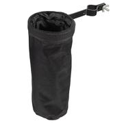 Vaguelly Drumstick Barrel Drum Stick Holder Large-capacity Storage Smooth Inner Lining Oxford Cloth Steel Portable Case for Outing Performances Black