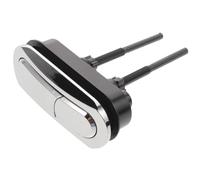 Vaguelly Dual Flush Toilet Button Oval Shape Replacement Push Button for Toilet Water Tank Cistern Parts Easy Installation Durable Flush Replacement