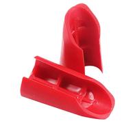 Vaguelly Dumbbell Handle Rubber Covers for Fitness Training, Non Slip | Red Rubber Grips, Stability Support and Strong Friction, Sports Use for Fitness Enthusiasts, Injury Prevention
